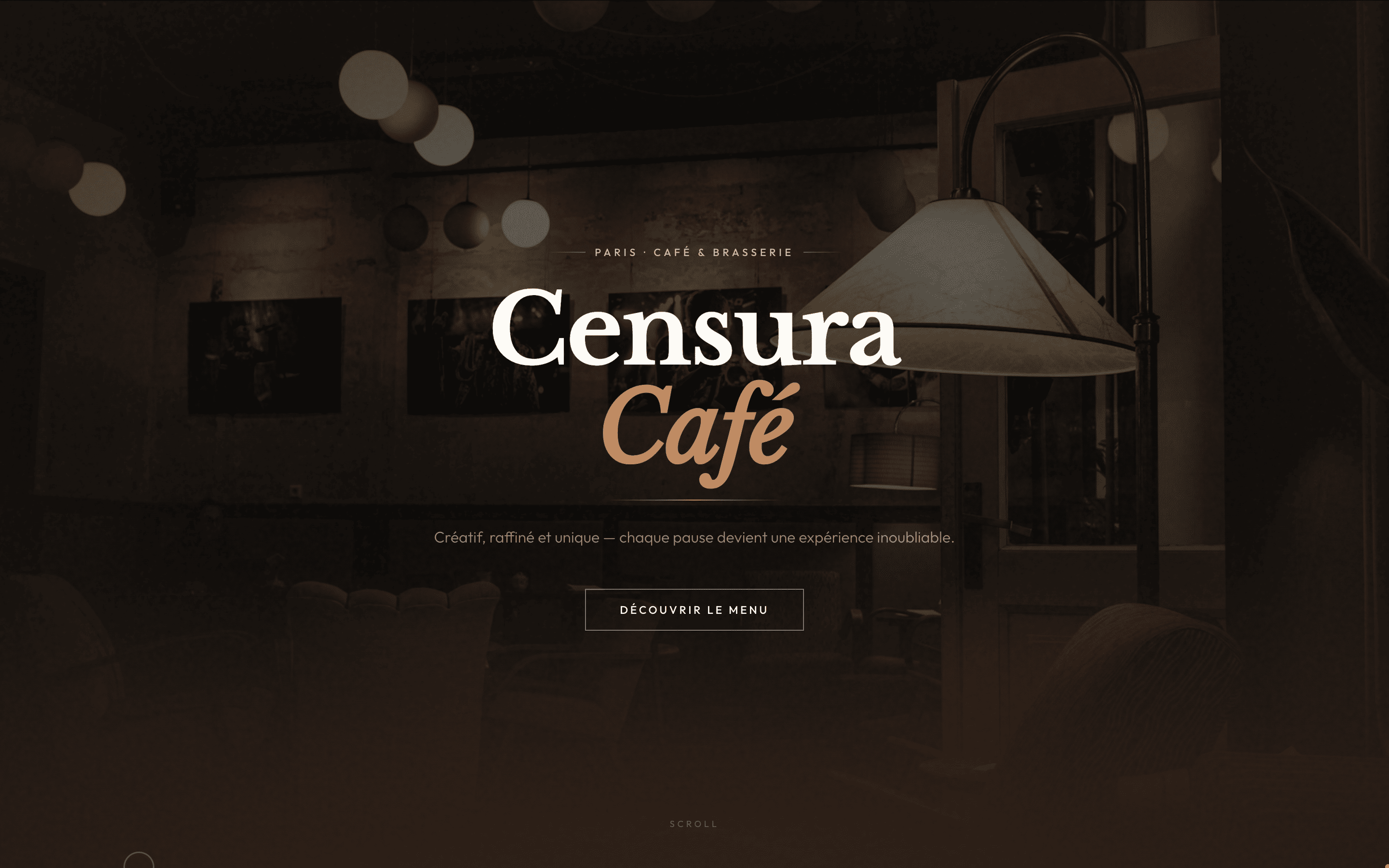 Café Menu Demo