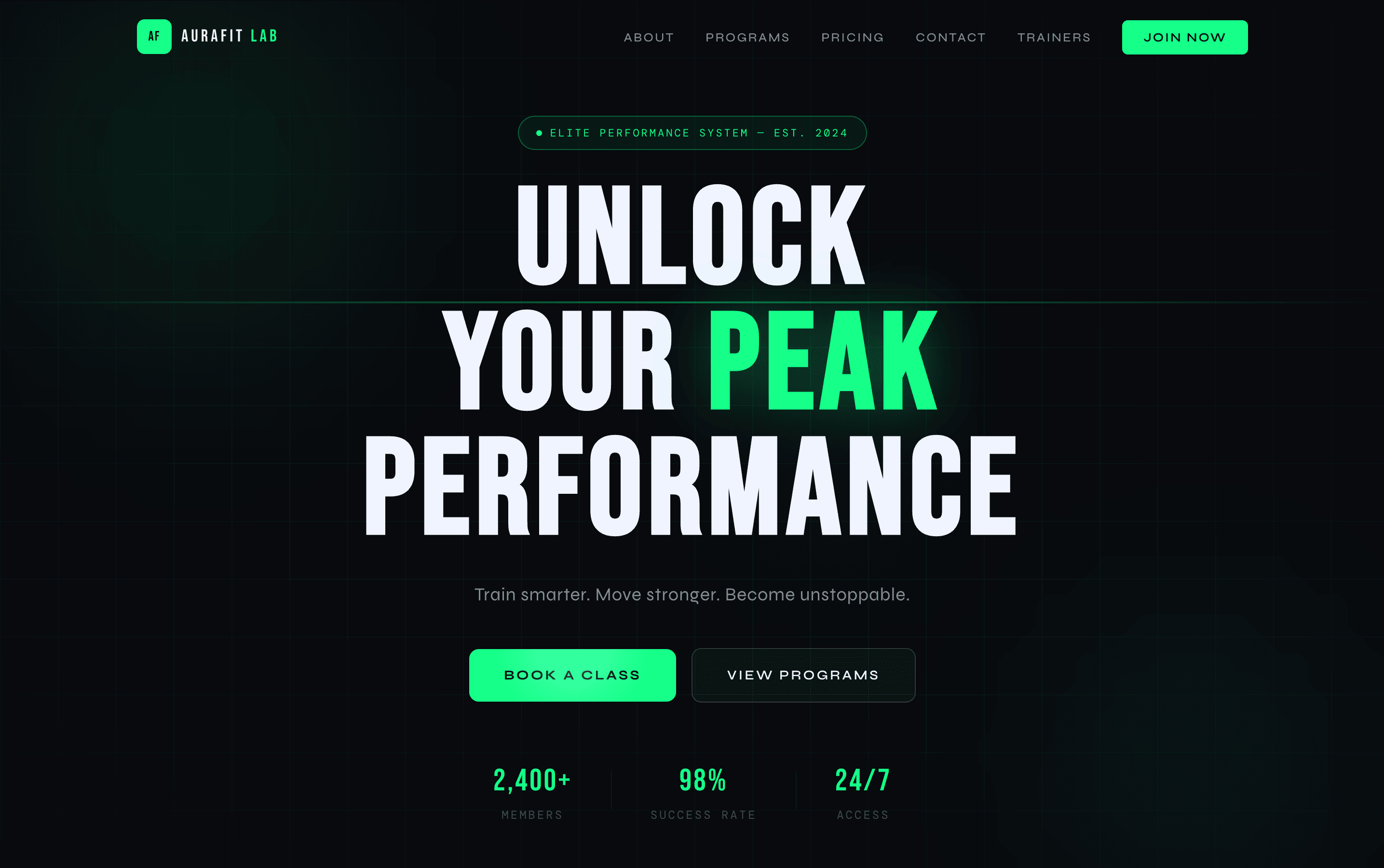 Gym Demo Website