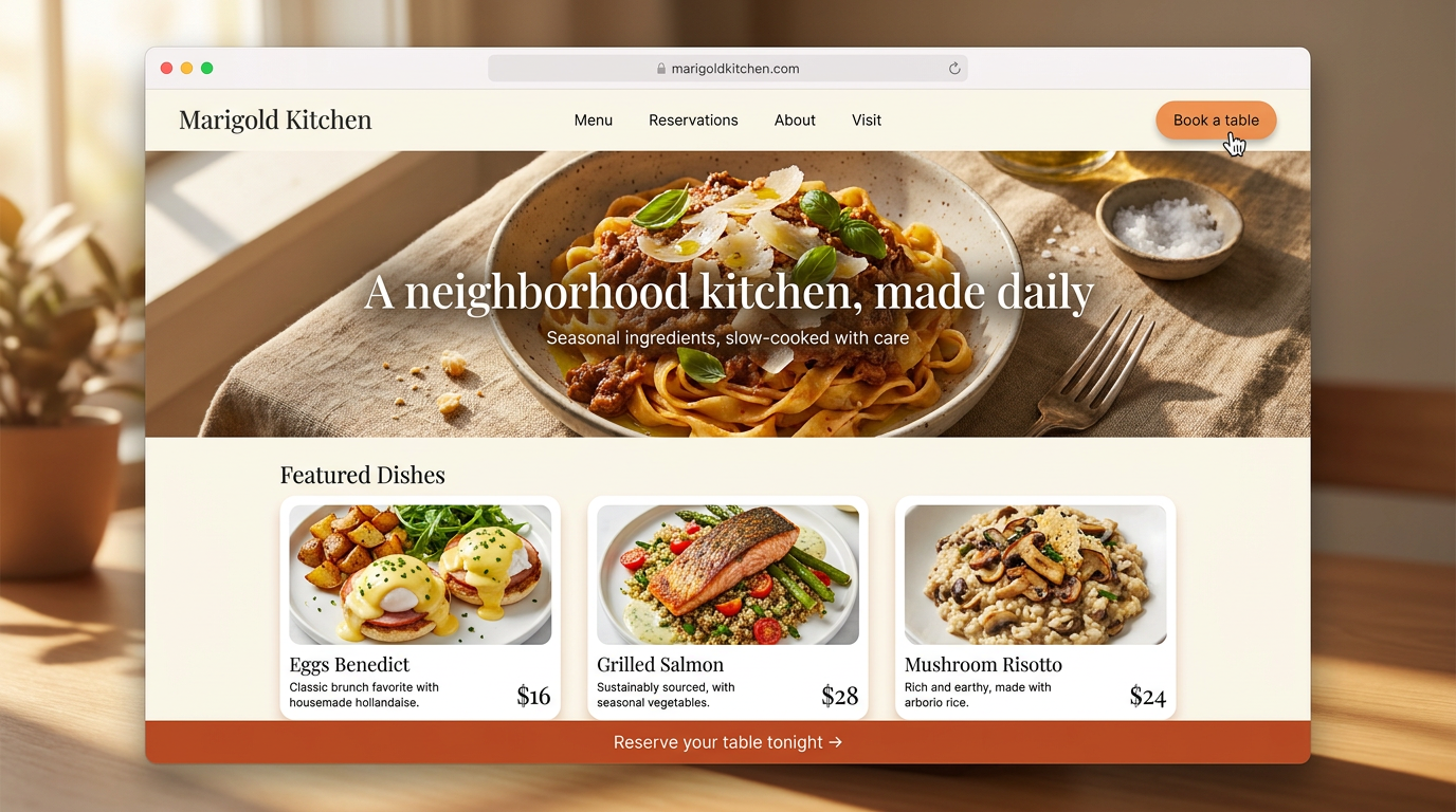 Real Estate Landing Page Design